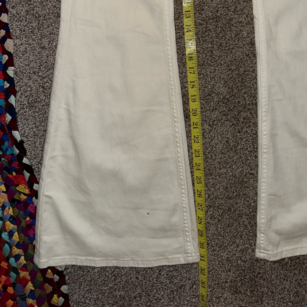 We The Free Penny Pull on Bell Bottom White Jeans - Picture 5 of 6